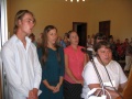 První sliby sestry Kláry od Nejsvětější Trojice, 2012